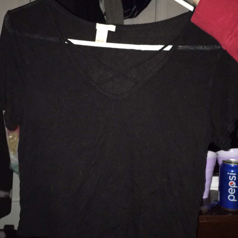 Black Crop Top